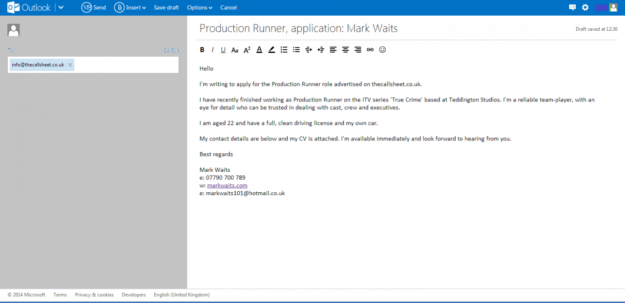 Part 1: How to Write a Job Application Email